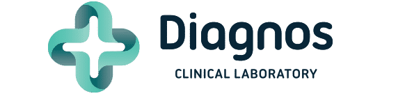 Gambar logo Diagnos Laboratorium Utama (kode saham: DGNS).